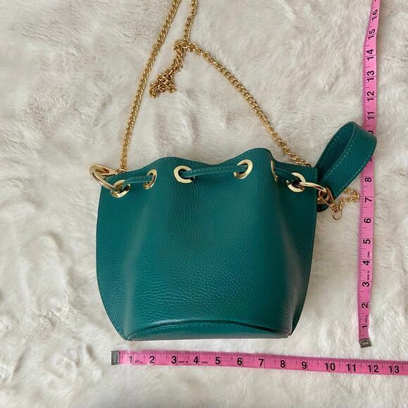 Anna Paola Leather Bucket Bag - Picture 6 of 7